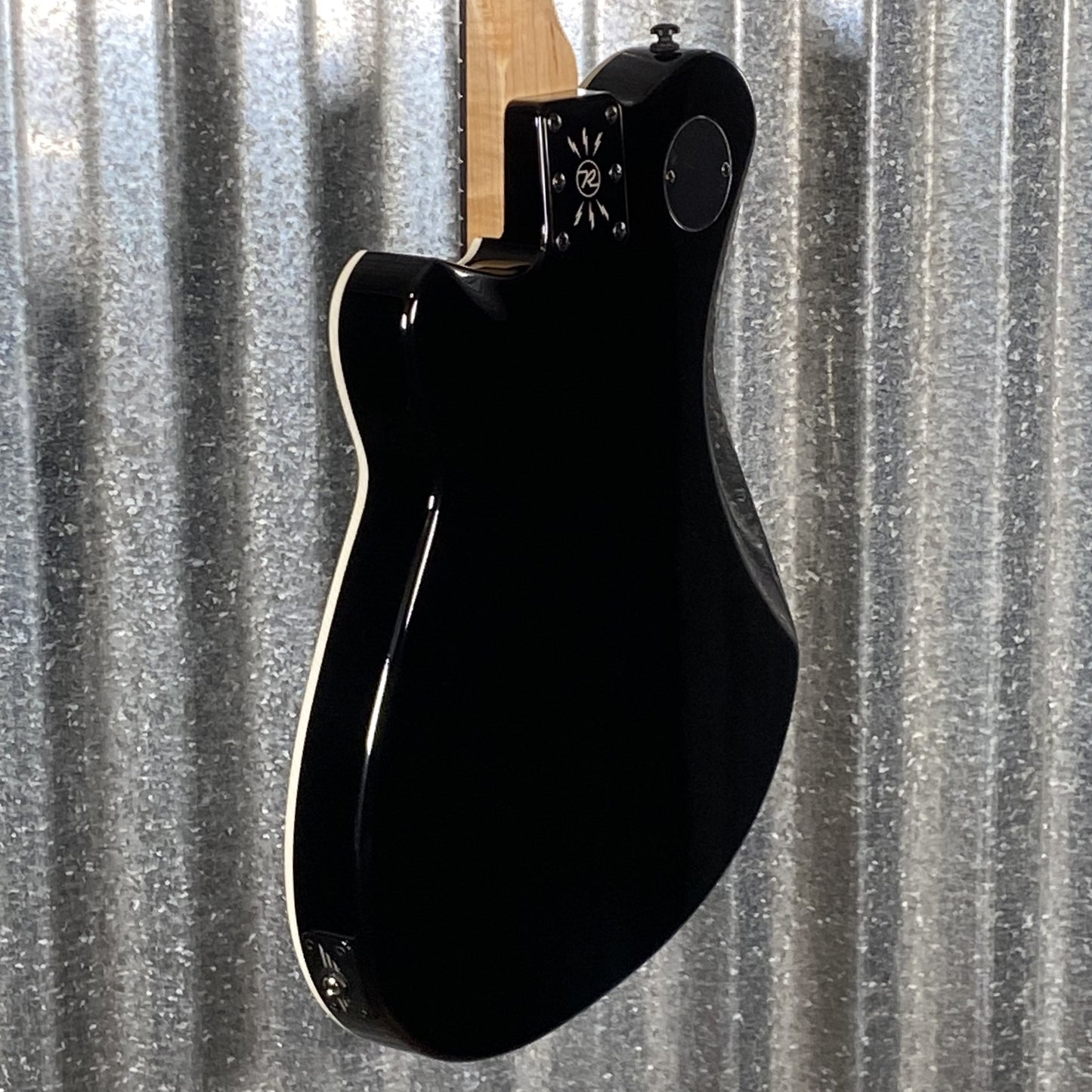 Reverend Charger RA Blackout Edition Midnight Black Railhammer Guitar #66783