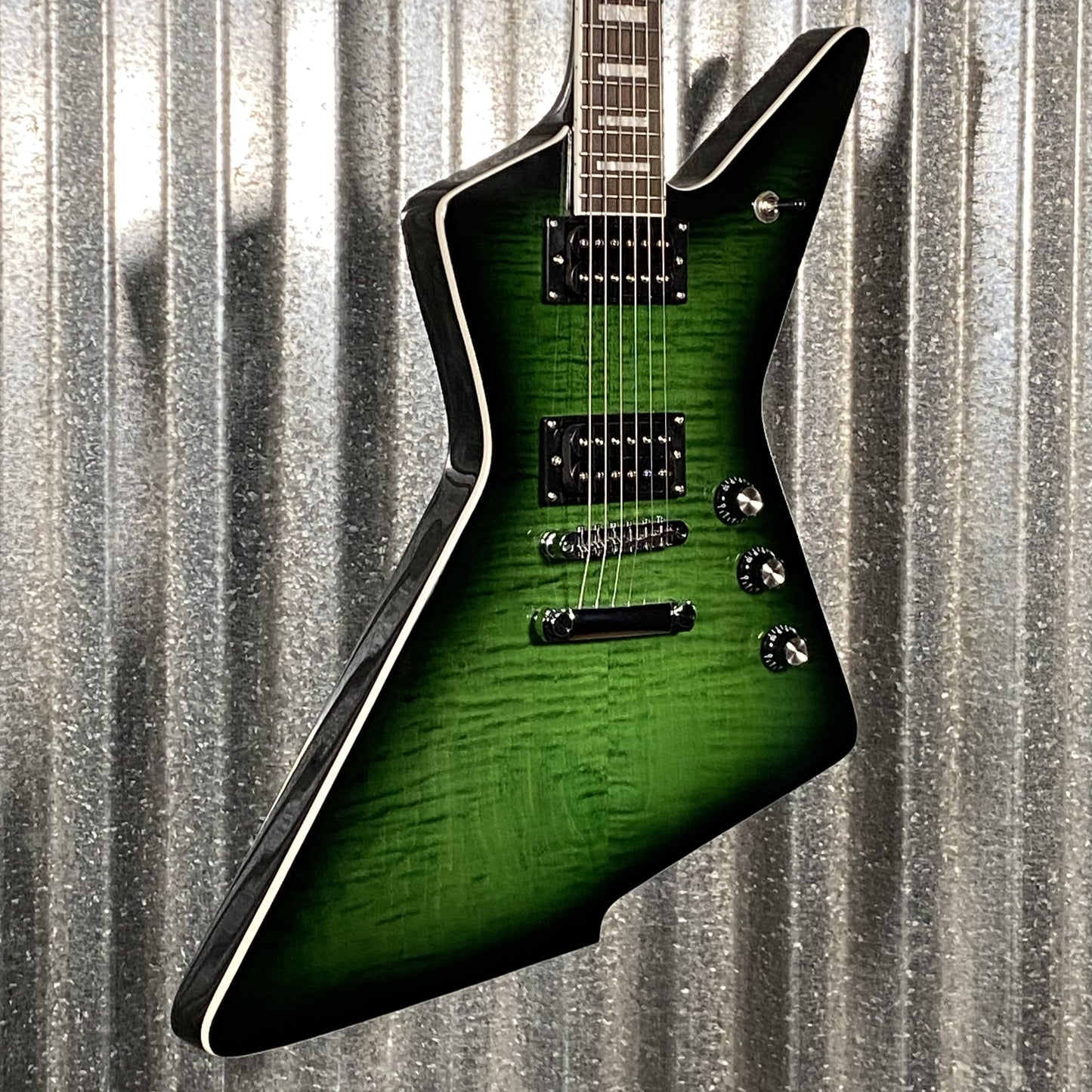 Westcreek Guitars Revenge Explorer Style Transparent Green #0045 Used