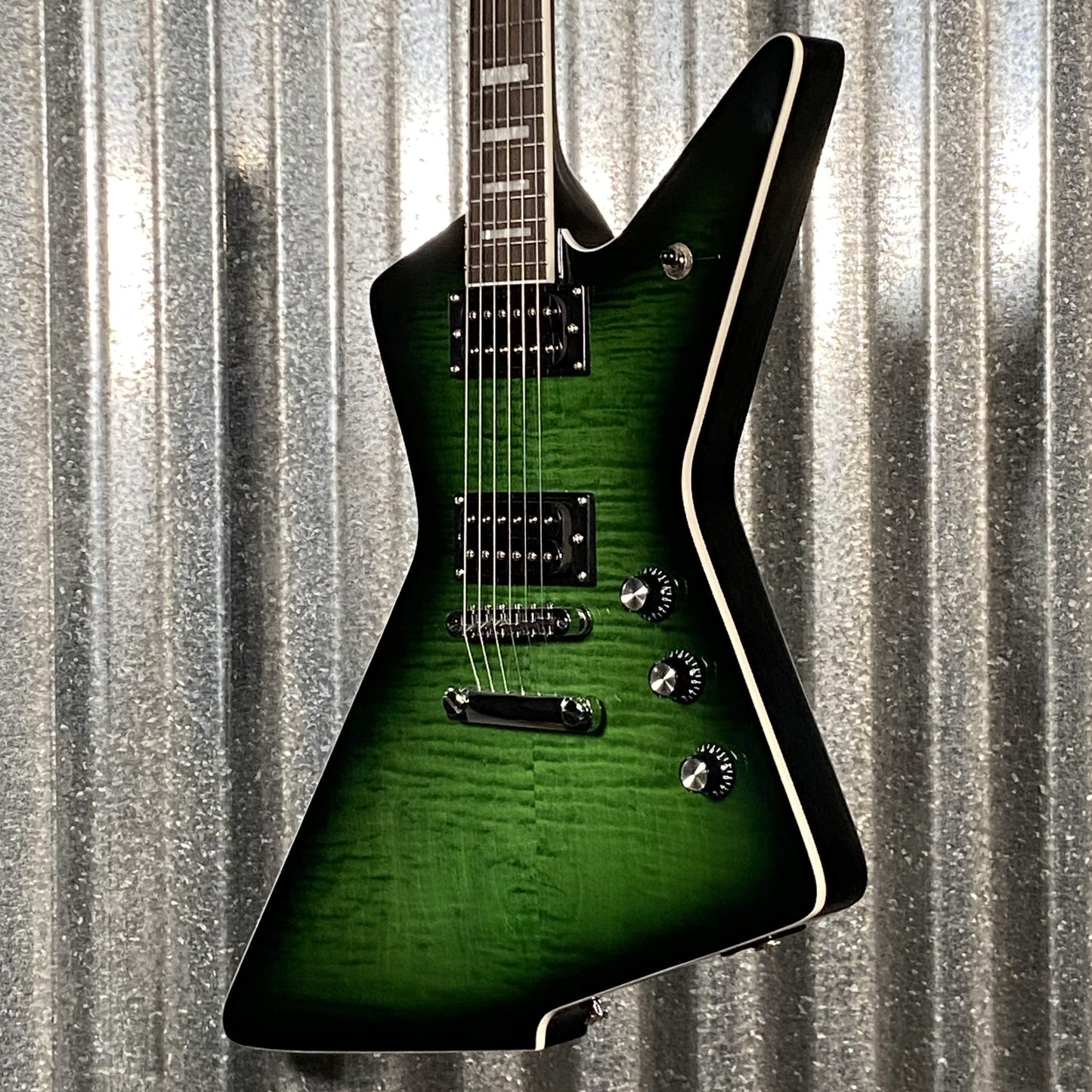 Westcreek Guitars Revenge Explorer Style Transparent Green #0045 Used