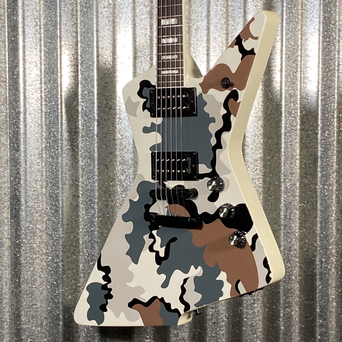 Westcreek Guitars Revenge Explorer Style Camo #0045 Used