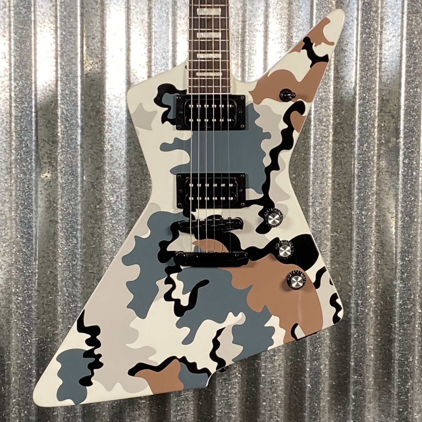 Westcreek Guitars Revenge Explorer Style Camo #0112 Used