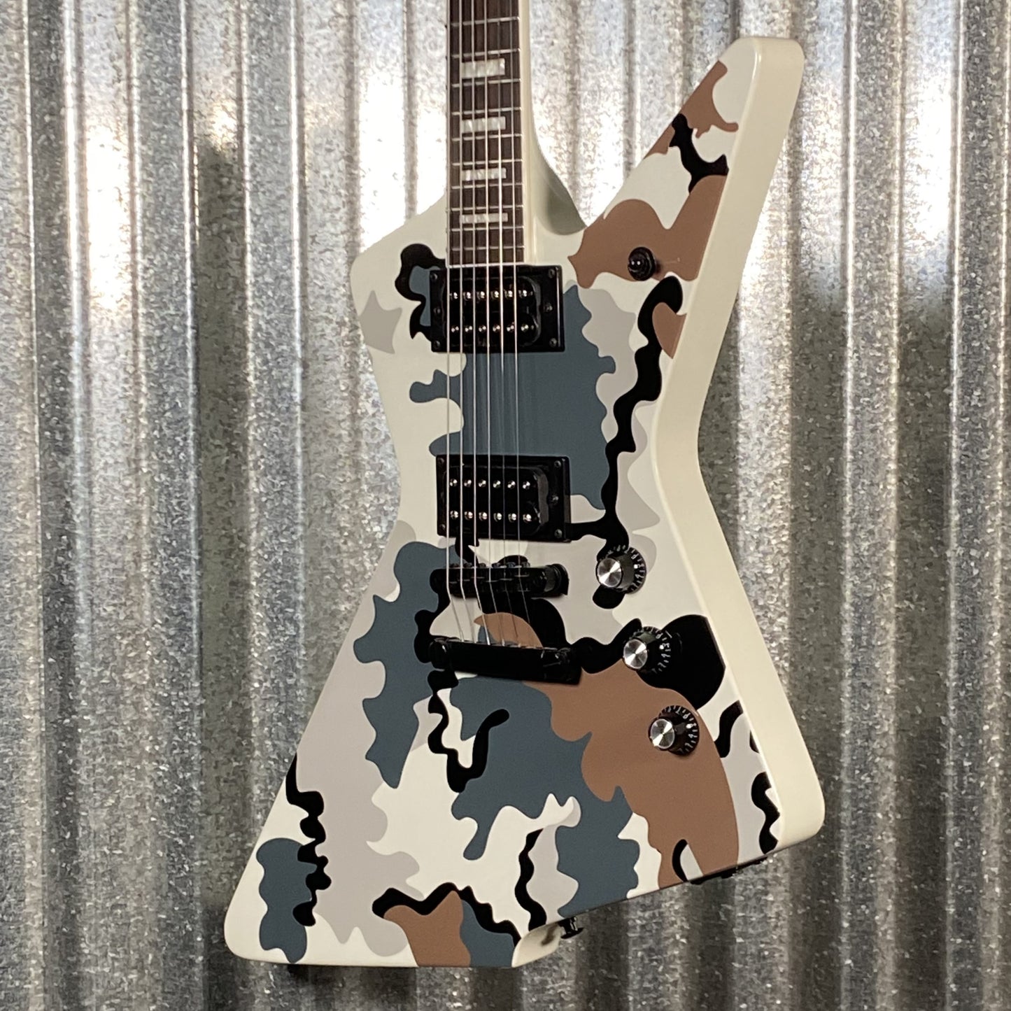 Westcreek Guitars Revenge Explorer Style Camo #0112 Used