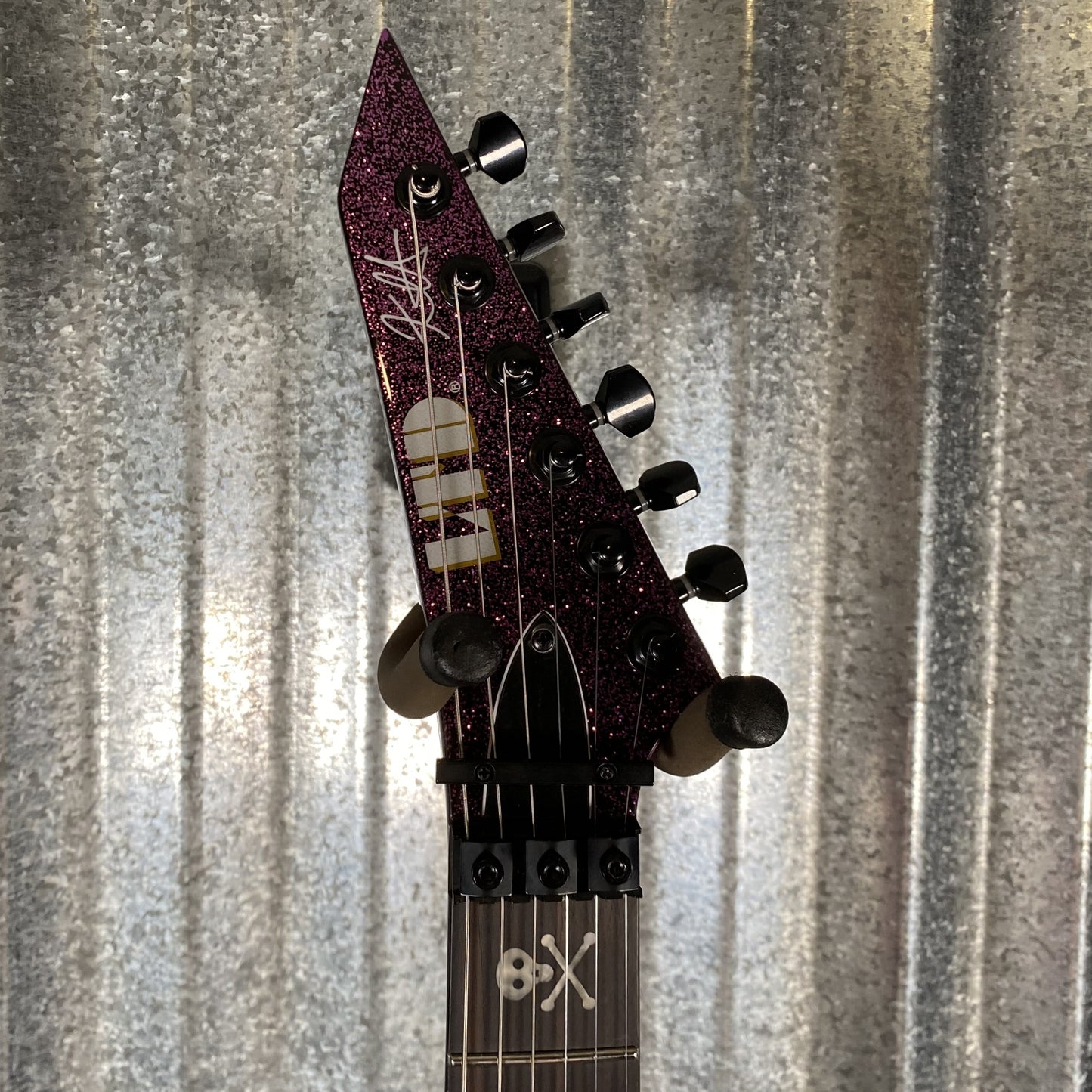 ESP LTD KH-602 Kirk Hammett Purple Sparkle EMG Guitar & Case KH602PSP #2359 Used