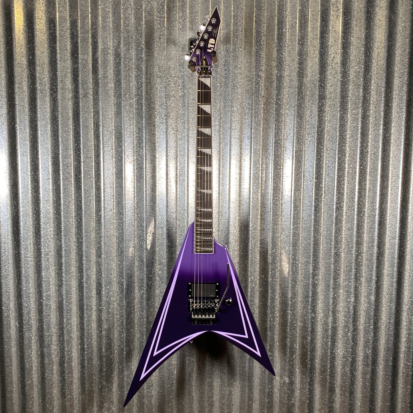 ESP LTD Alexi Laiho Hexed Sawtooth Arrow Purple Fade Satin Guitar & Case LALEXIHEXED #2362 Used