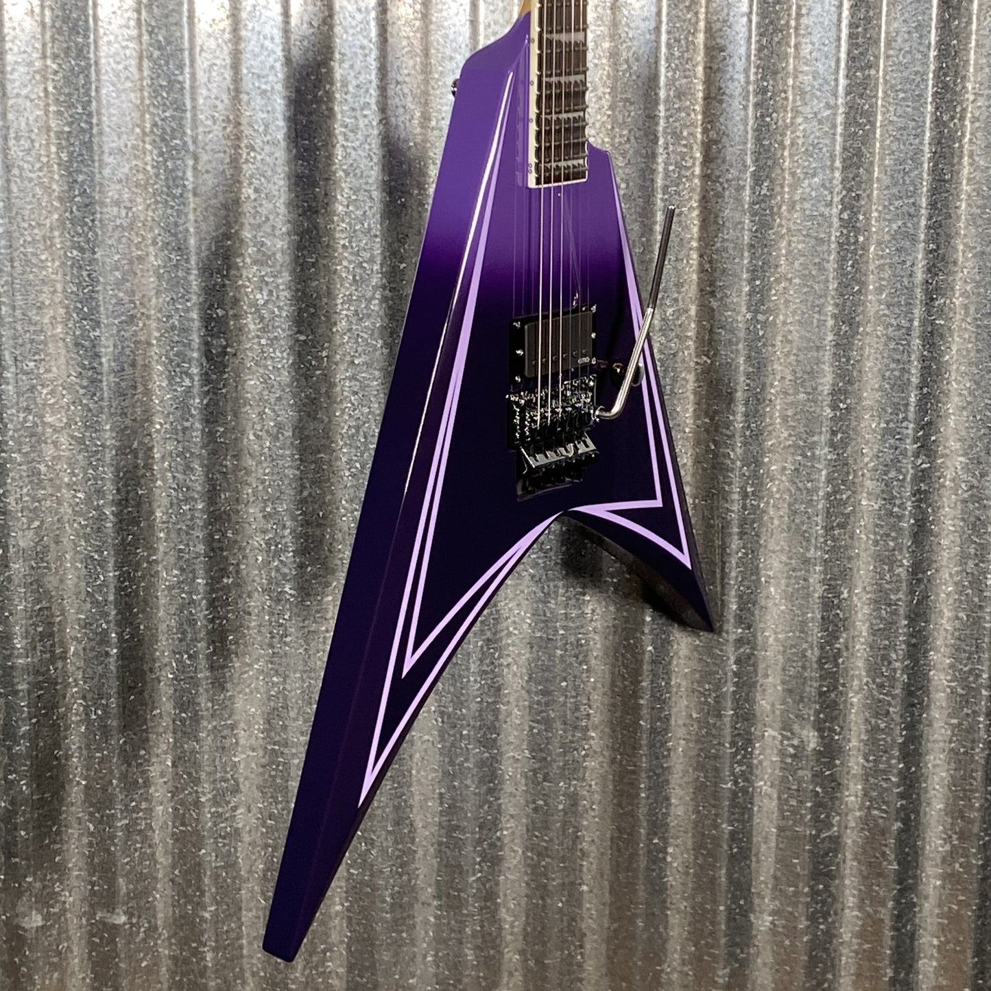 ESP LTD Alexi Laiho Hexed Sawtooth Arrow Purple Fade Satin Guitar & Case LALEXIHEXED #2362 Used