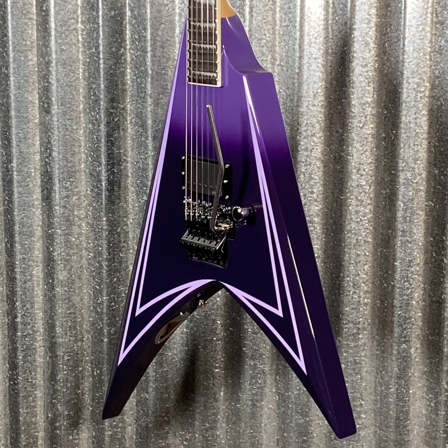 ESP LTD Alexi Laiho Hexed Sawtooth Arrow Purple Fade Satin Guitar & Case LALEXIHEXED #2362 Used