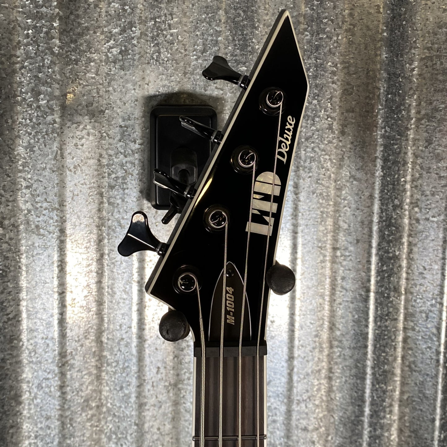ESP LTD M-1004 4 String Bass Black LM1004BLK #0696 Used