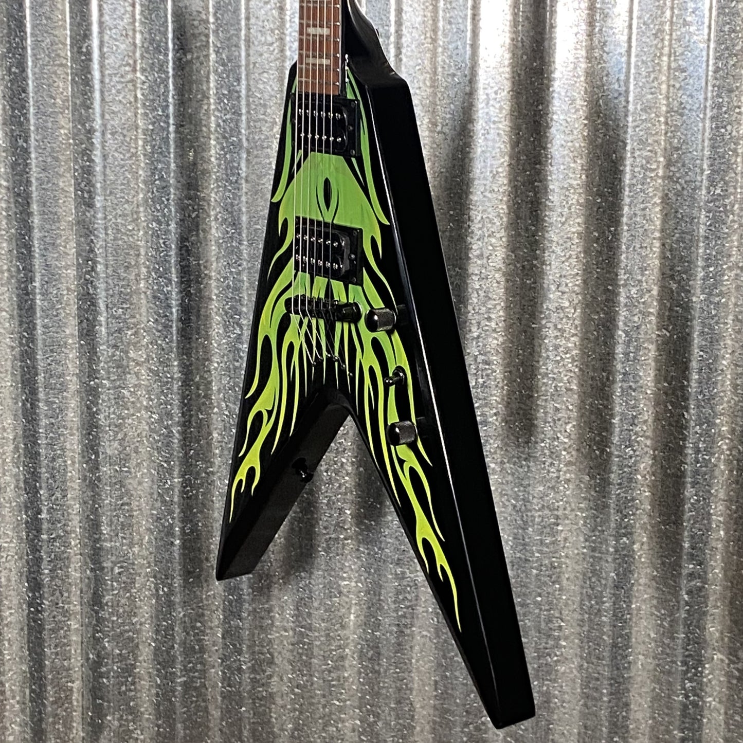 Westcreek Guitars Cerberus CB-2 V Hot Green Flame #0011 Used