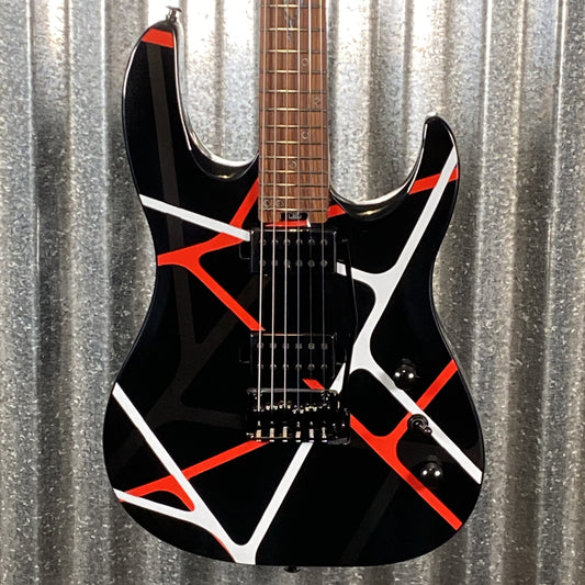 Westcreek Guitars JX-50 HH Strat Style Red White Stripe #0030 Used