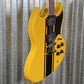 Westcreek Guitars Racer SG Offset Style Bumble-B Yellow #0275 Used