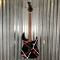 Westcreek Guitars JX-50 HH Strat Style Red White Stripe #0349 Used