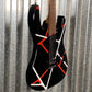Westcreek Guitars JX-50 HH Strat Style Red White Stripe #0349 Used