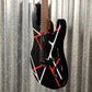 Westcreek Guitars JX-50 HH Strat Style Red White Stripe #0349 Used