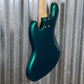 G&L USA BTO JB5 5 String Bass Emerald Green JB-5 & Bag #8078