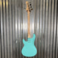 G&L USA BTO SB-1 4 String Bass Turquoise & Bag #0147