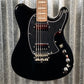 G&L USA BTO Espada HH Active Jet Black Guitar & Bag #2122