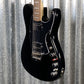 G&L USA BTO Espada HH Active Jet Black Guitar & Bag #2122
