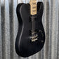G&L USA BTO ASAT HH RMC Jet Black Frost Guitar & Bag #0078