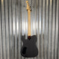 G&L USA BTO ASAT HH RMC Jet Black Frost Guitar & Bag #0078