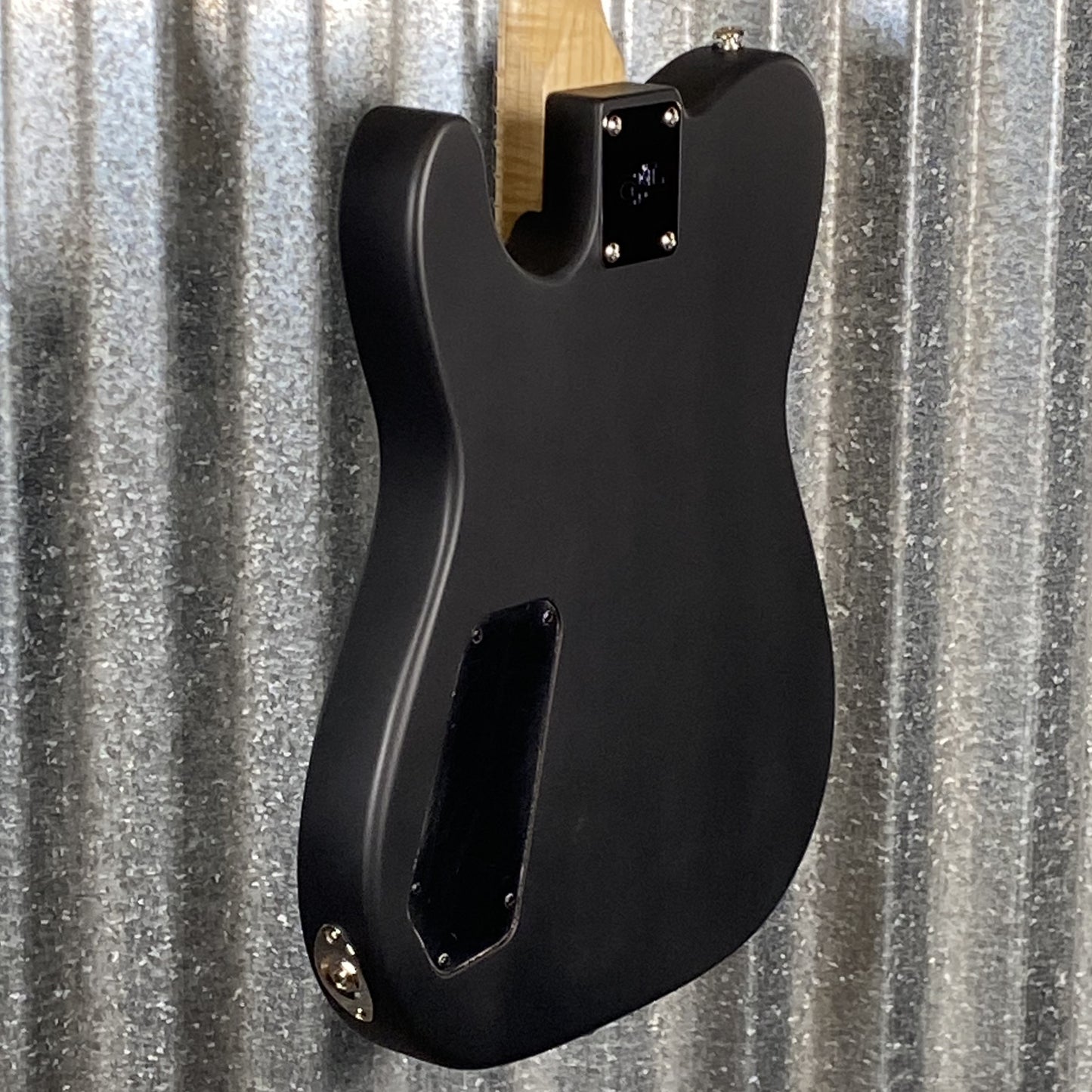 G&L USA BTO ASAT HH RMC Jet Black Frost Guitar & Bag #0078