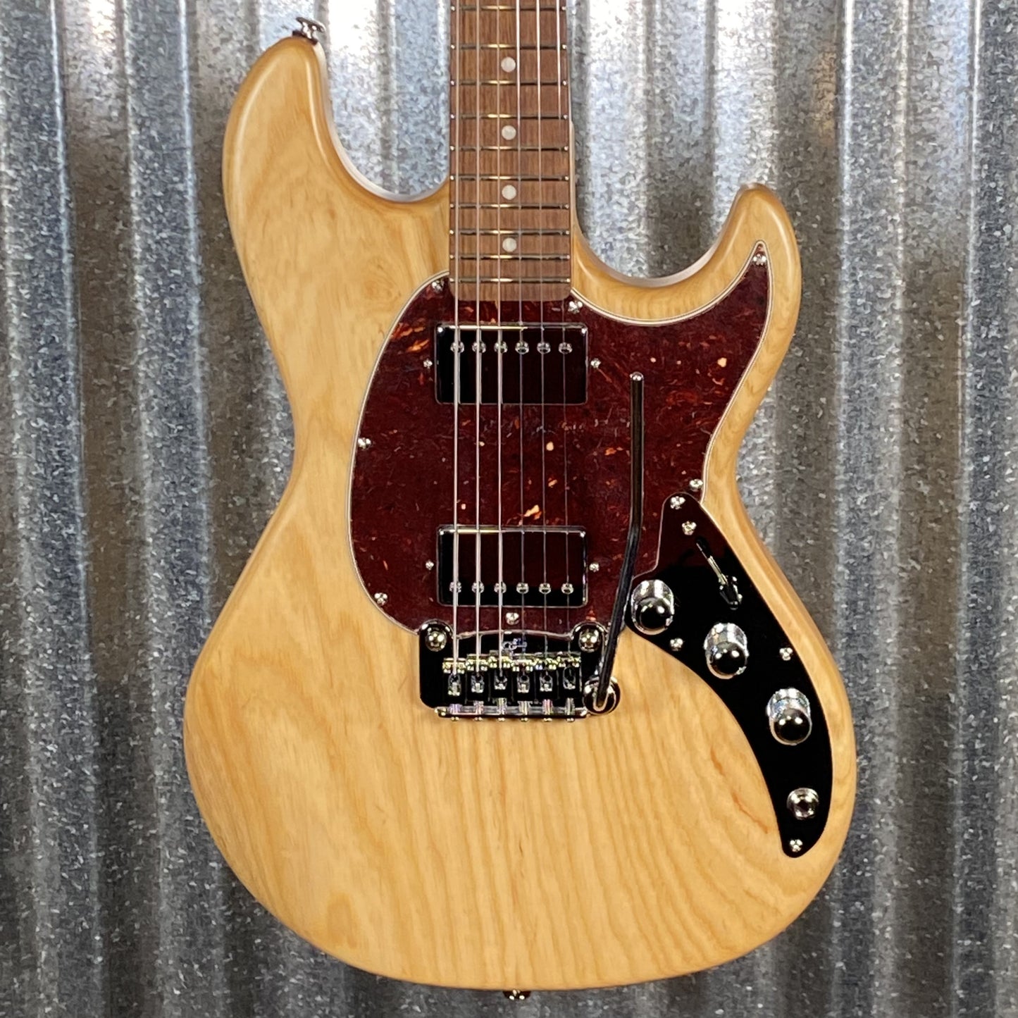 G&L USA BTO Skyhawk HH Vintage Natural Frost Guitar & Bag #9137