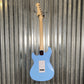 G&L USA BTO Skyhawk HH Himalayan Blue Guitar & Bag #0007