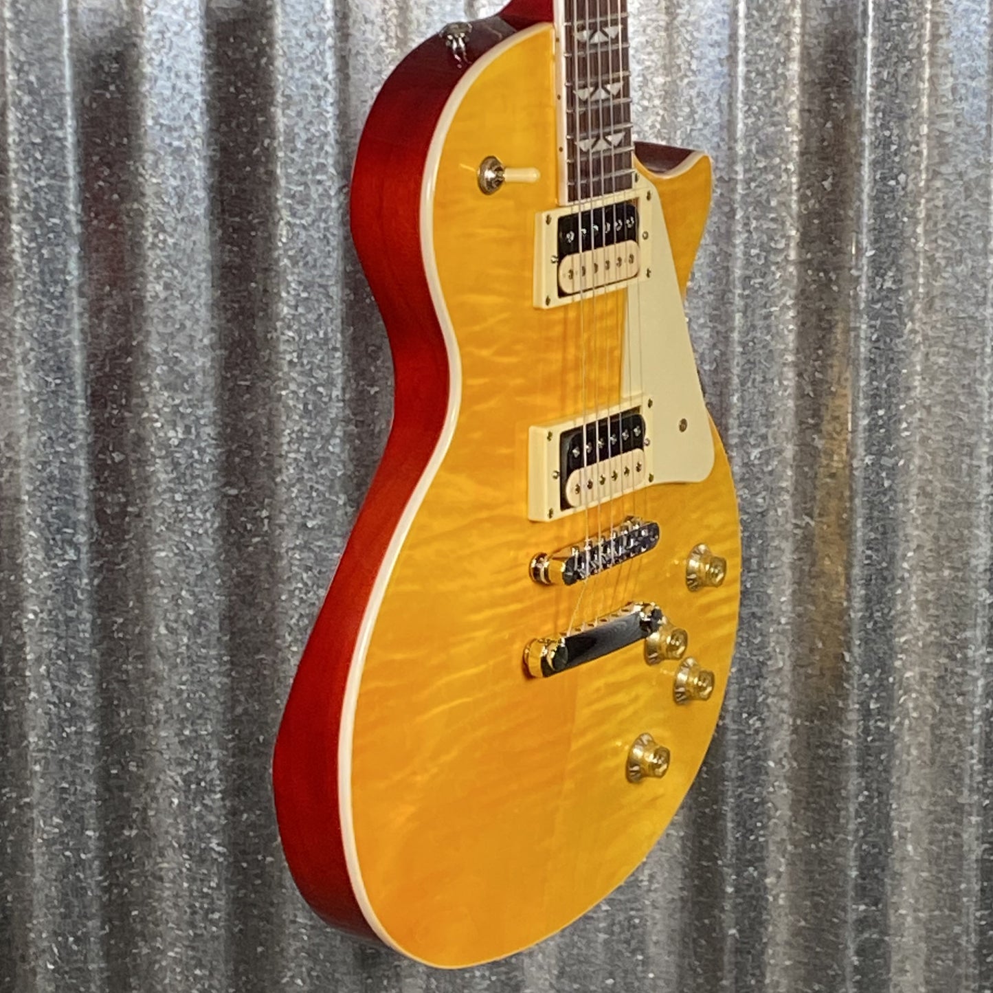Westcreek Guitars Underdog LP Lemonburst Guitar #0034 Used