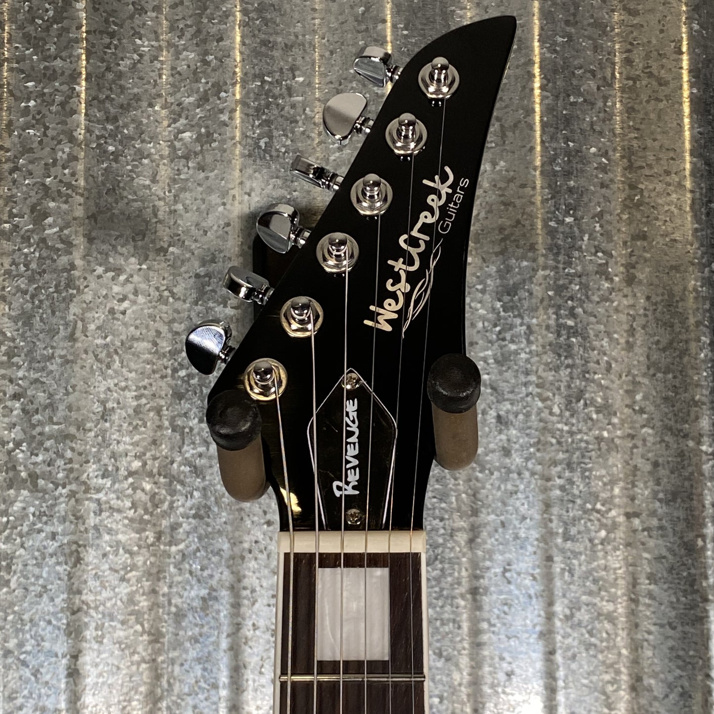Westcreek Guitars Revenge Explorer Style Transparent Green #0115 Used