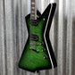 Westcreek Guitars Revenge Explorer Style Transparent Green #0115 Used