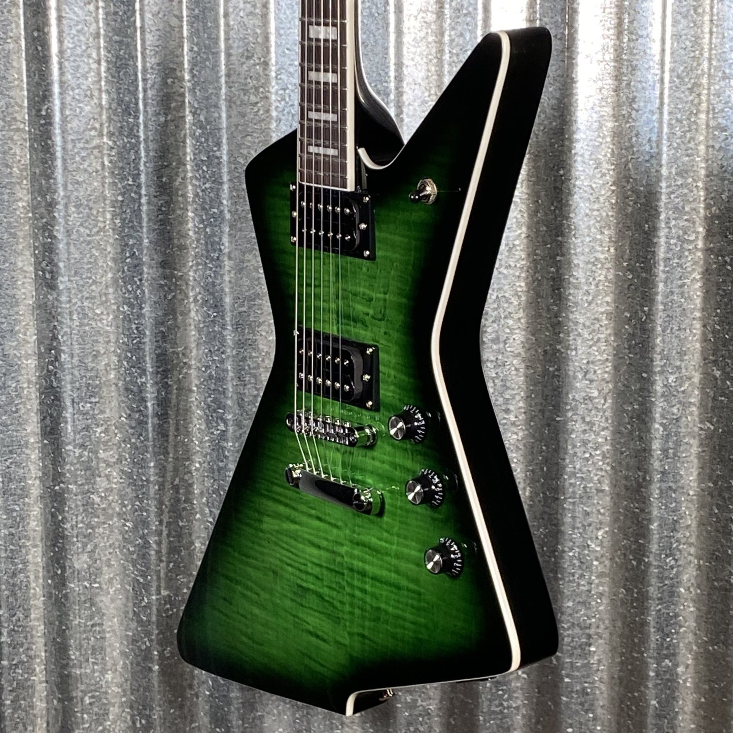 Westcreek Guitars Revenge Explorer Style Transparent Green #0115 Used
