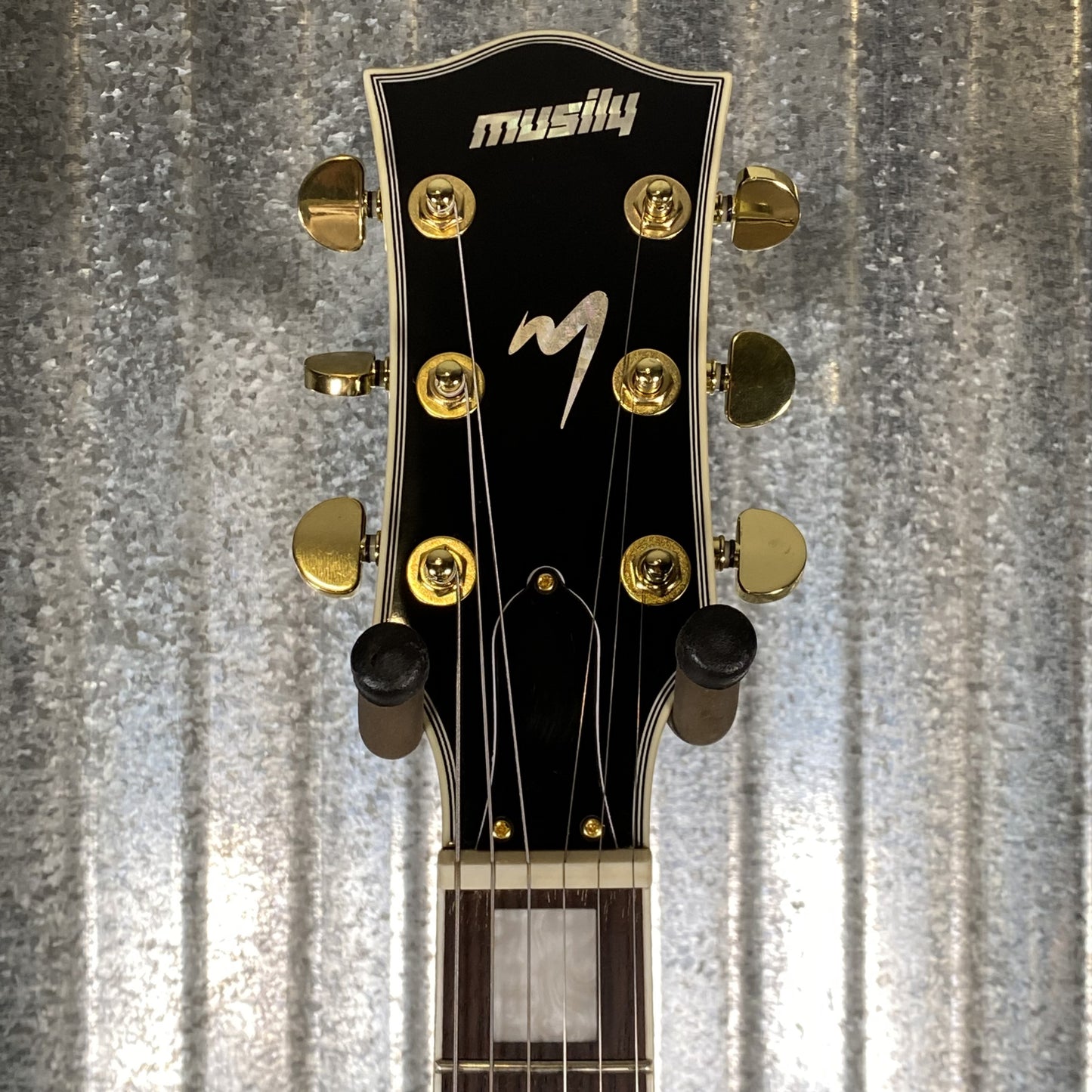 Musily MLP-1 LP Style HH Black Guitar #051320250001 Used