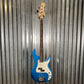 G&L USA BTO SB-1 4 String Bass Lake Placid Blue & Bag #0082 Blem