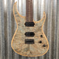 ST Guitars Metal 6 String Spalted Blue Bolt On Hard Tail Guitar #2 Used