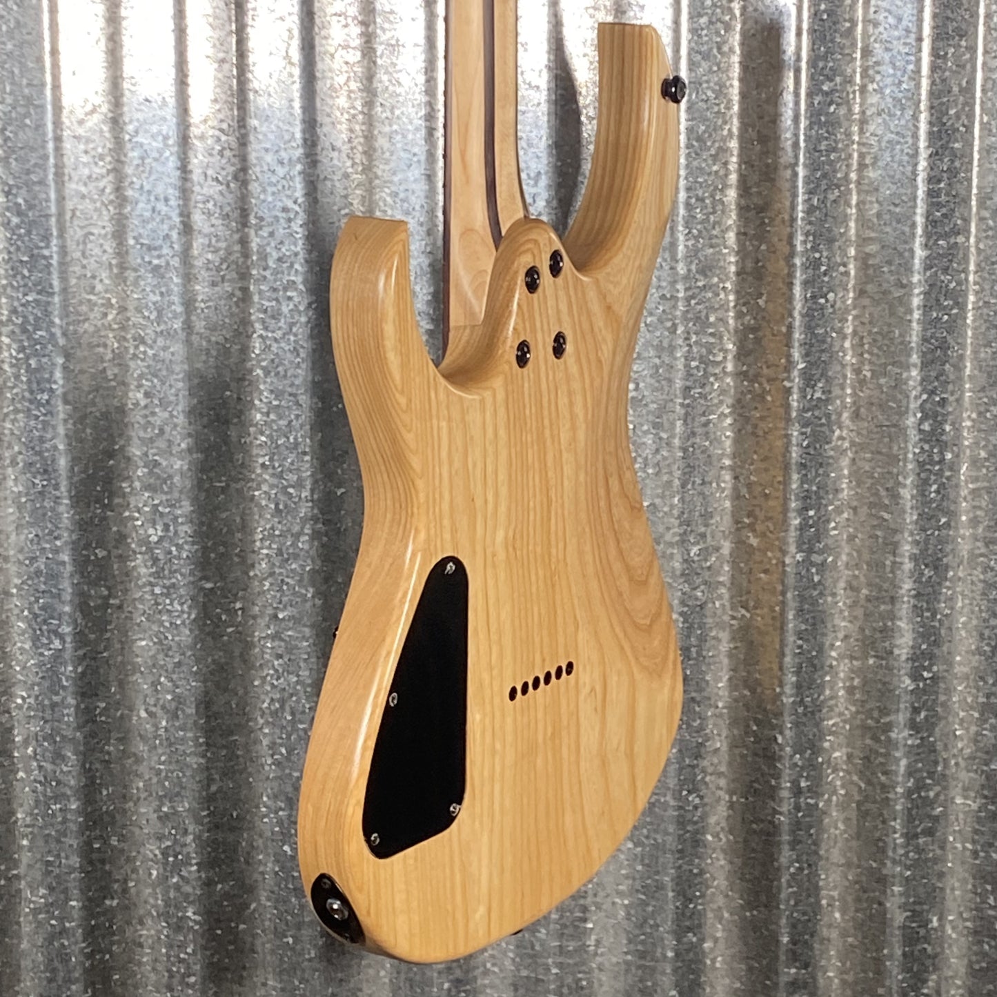 ST Guitars Metal 6 String Spalted Blue Bolt On Hard Tail Guitar #2 Used