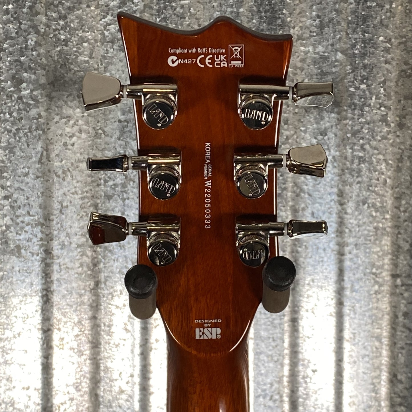 ESP LTD EC-1000 Duncan Amber Burst Guitar LEC1000ASB #0333 Used