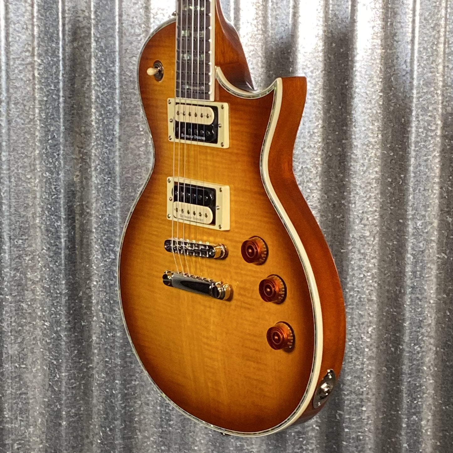 ESP LTD EC-1000 Duncan Amber Burst Guitar LEC1000ASB #0333 Used