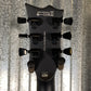ESP LTD EC Black Metal Eclipse Seymour Duncan Black Satin Guitar LECBKMBLKS #3042 Used
