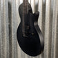 ESP LTD EC Black Metal Eclipse Seymour Duncan Black Satin Guitar LECBKMBLKS #3042 Used