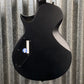 ESP LTD EC Black Metal Eclipse Seymour Duncan Black Satin Guitar LECBKMBLKS #3042 Used