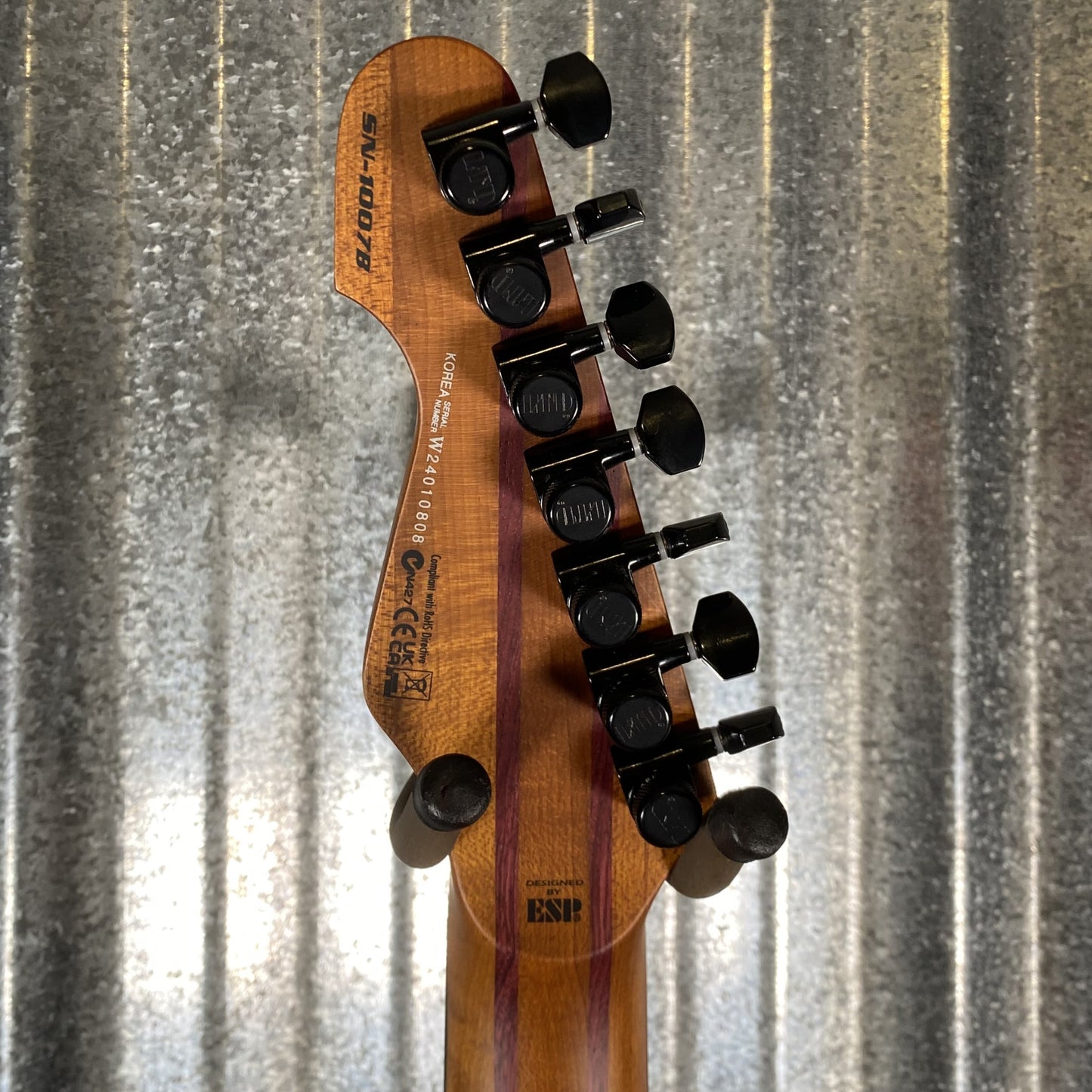 ESP LTD SN-1007B Hard Tail Fireblast Baritone Guitar LSN1007BHTFIREBLAST #0808 Used