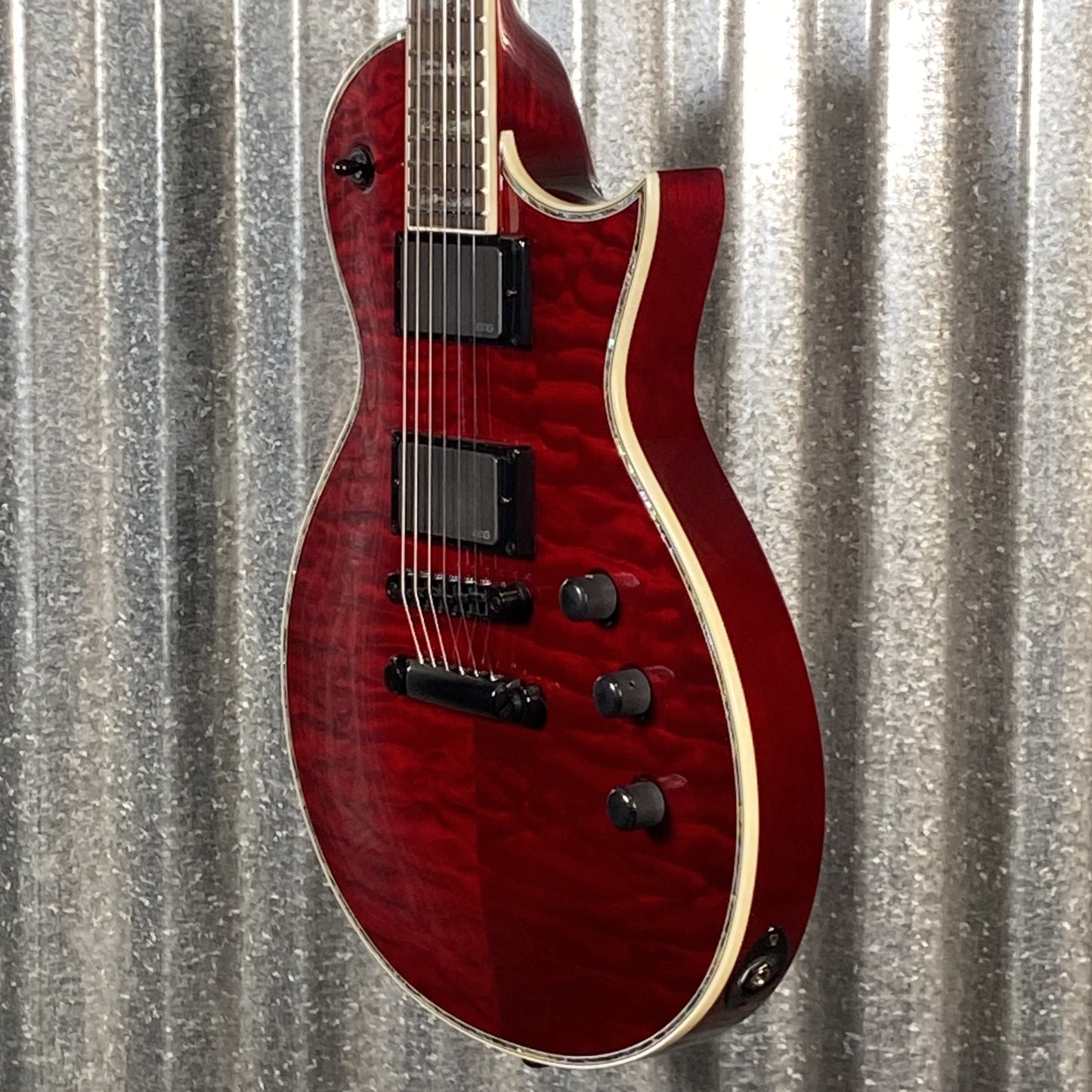ESP LTD EC-1000 See Thru Black Cherry Guitar LEC1000STBC #0399 Used