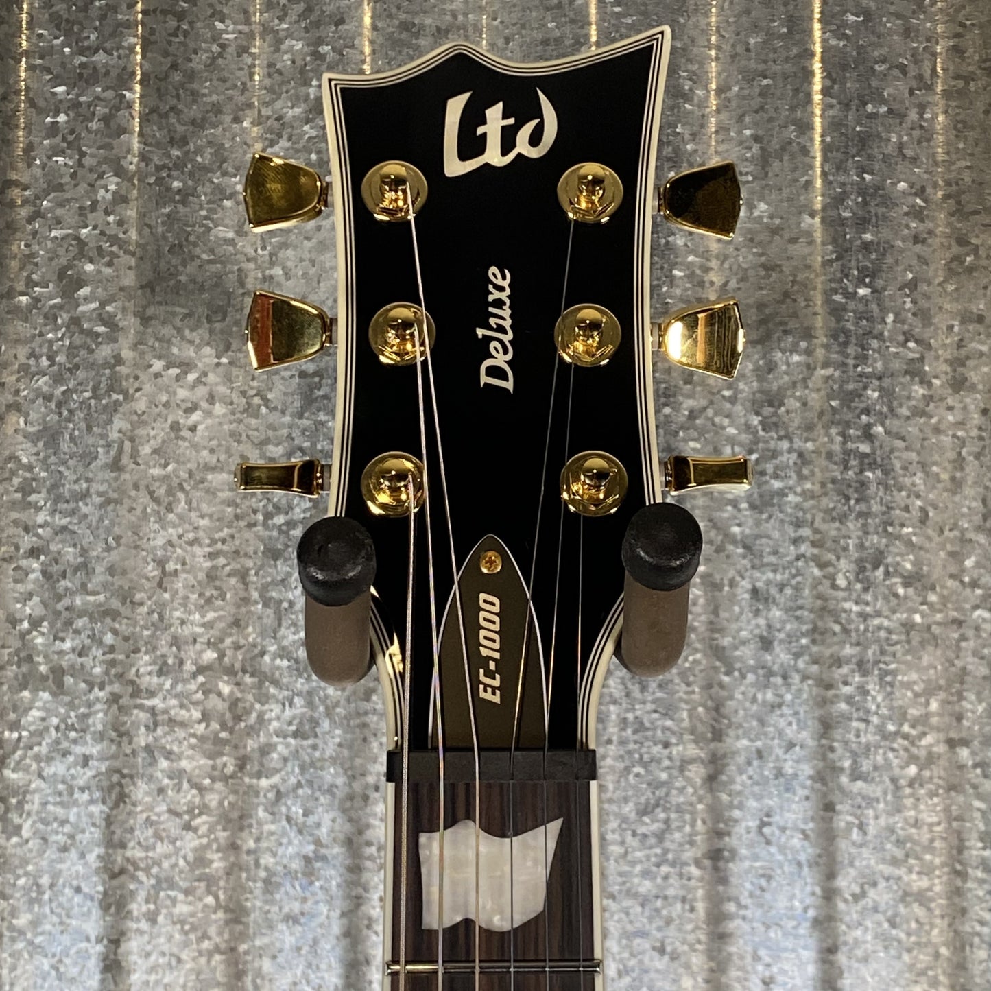 ESP LTD EC-1000 Gloss Black Fluence Pickups Guitar LEC1000BLKF #0859 Used