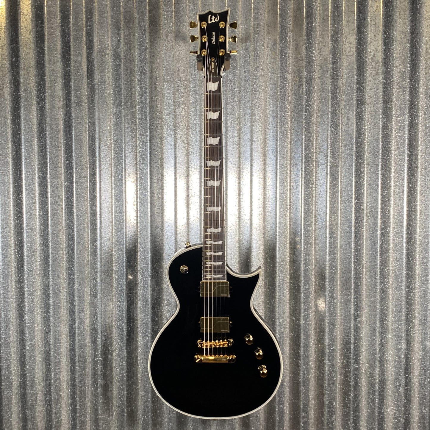 ESP LTD EC-1000 Gloss Black Fluence Pickups Guitar LEC1000BLKF #0859 Used