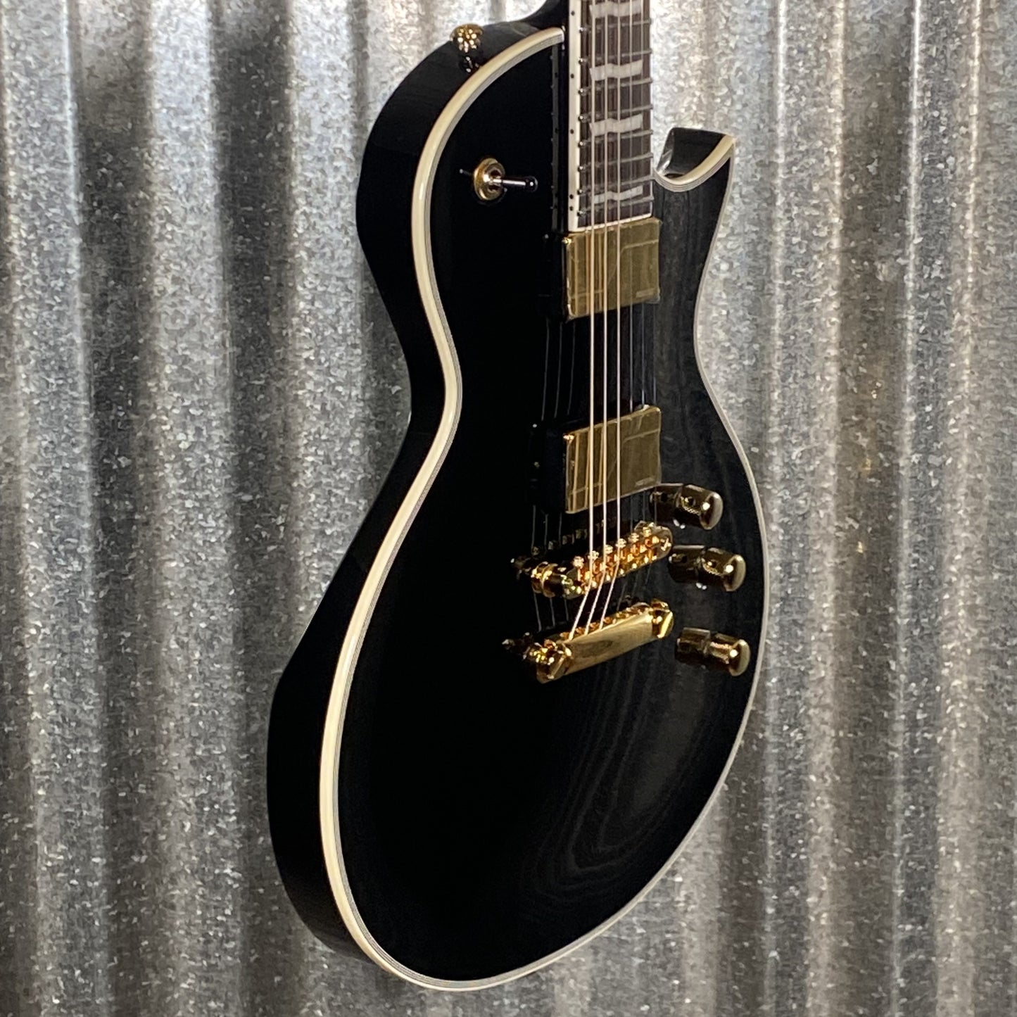 ESP LTD EC-1000 Gloss Black Fluence Pickups Guitar LEC1000BLKF #0859 Used