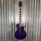 ESP LTD EC-1000 Eclipse Seymour Duncan See Thru Purple Guitar LEC1000FMSTP #0206 Used