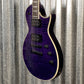 ESP LTD EC-1000 Eclipse Seymour Duncan See Thru Purple Guitar LEC1000FMSTP #0206 Used