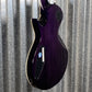 ESP LTD EC-1000 Eclipse Seymour Duncan See Thru Purple Guitar LEC1000FMSTP #0206 Used