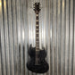 ESP LTD Viper 400 Black Satin Baritone Guitar LVIPER400BBLKS #0946 Used