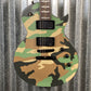 ESP LTD EC-1000 Woodland Camo Satin Fishman Fluence Guitar EC1000WCS #0316 Used