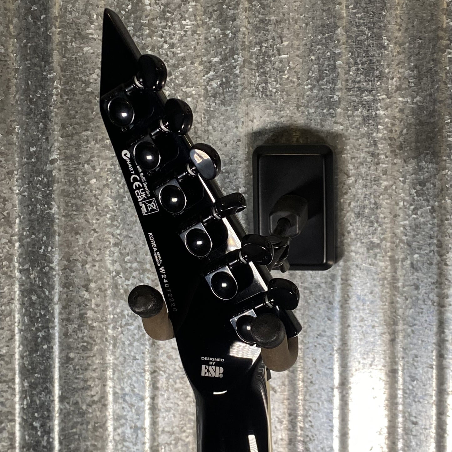 ESP LTD MH-1000 Evertune Charcoal Burst Guitar LMH1000ETFMCHB #2226 Used